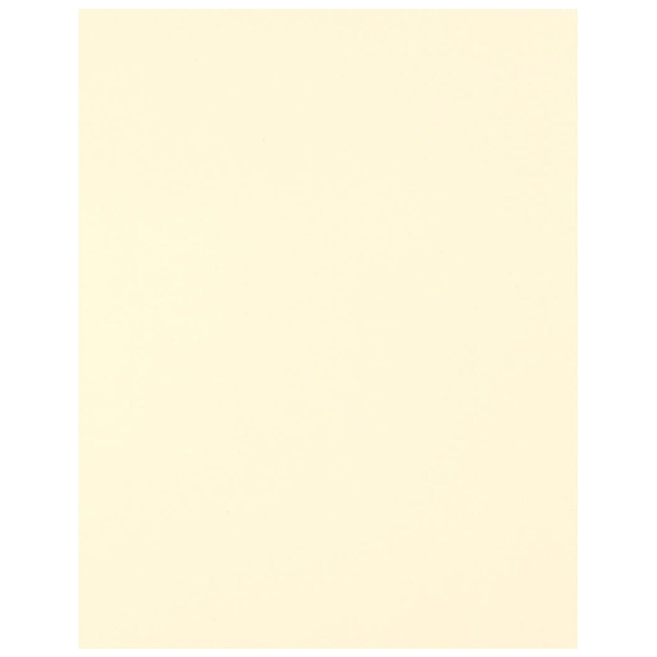 PA Paper Accents Smooth Cardstock 8.5" x 11" Cream, 65lb colored cardstock paper for card making, scrapbooking, printing, quilling and crafts, 100 piece pack